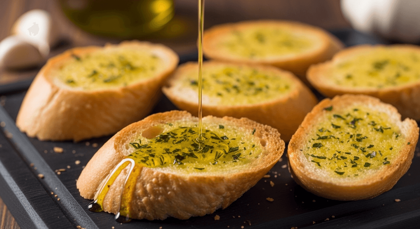 Bread and garlic